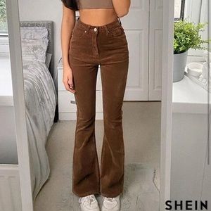 SOLD ❌❌❌brown corduroy jeans SHEIN🤎